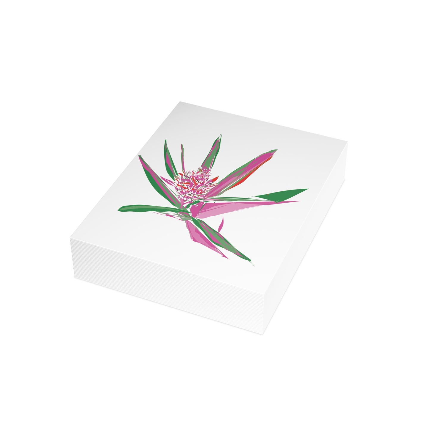 Miniaday Designs Greeting Cards  Abstract Pink Pineapple Blooms