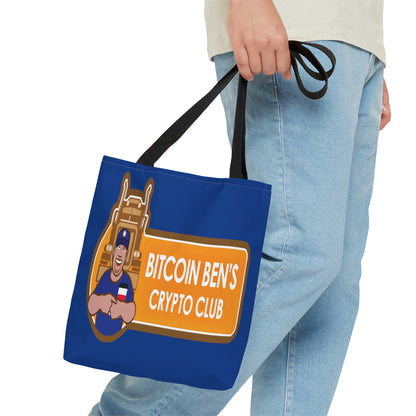 Miniaday Designs Bitcoin Ben BlueBolso Tote