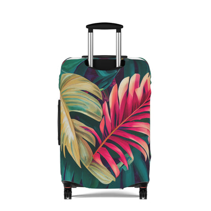 Enchanting Foliage: A Fusion of Realism and Exoticism in Brushwork by Miniaday Designs, LLC. Luggage Cover - Miniaday Designs, LLC.