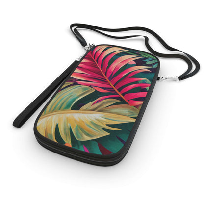 Enchanting Foliage: A Fusion of Realism and Exoticism in Brushwork by Miniaday Designs, LLC.  Passport Wallet