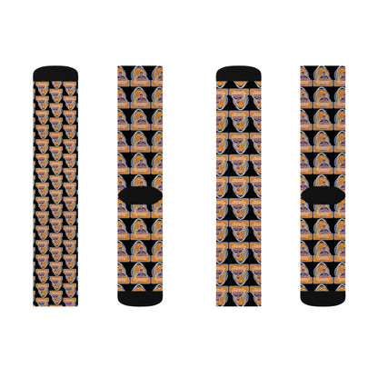 Bitcoin Ben St Louis Club Black Sublimation Socks