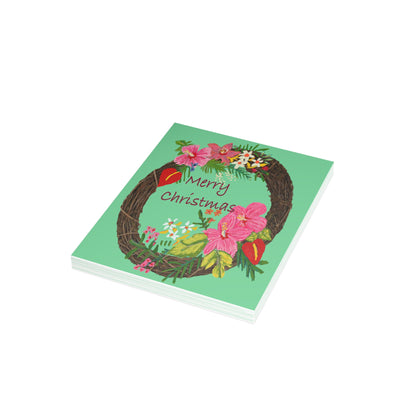 Miniaday Designs Tropical Christmas Postcard Bundles (envelopes included)