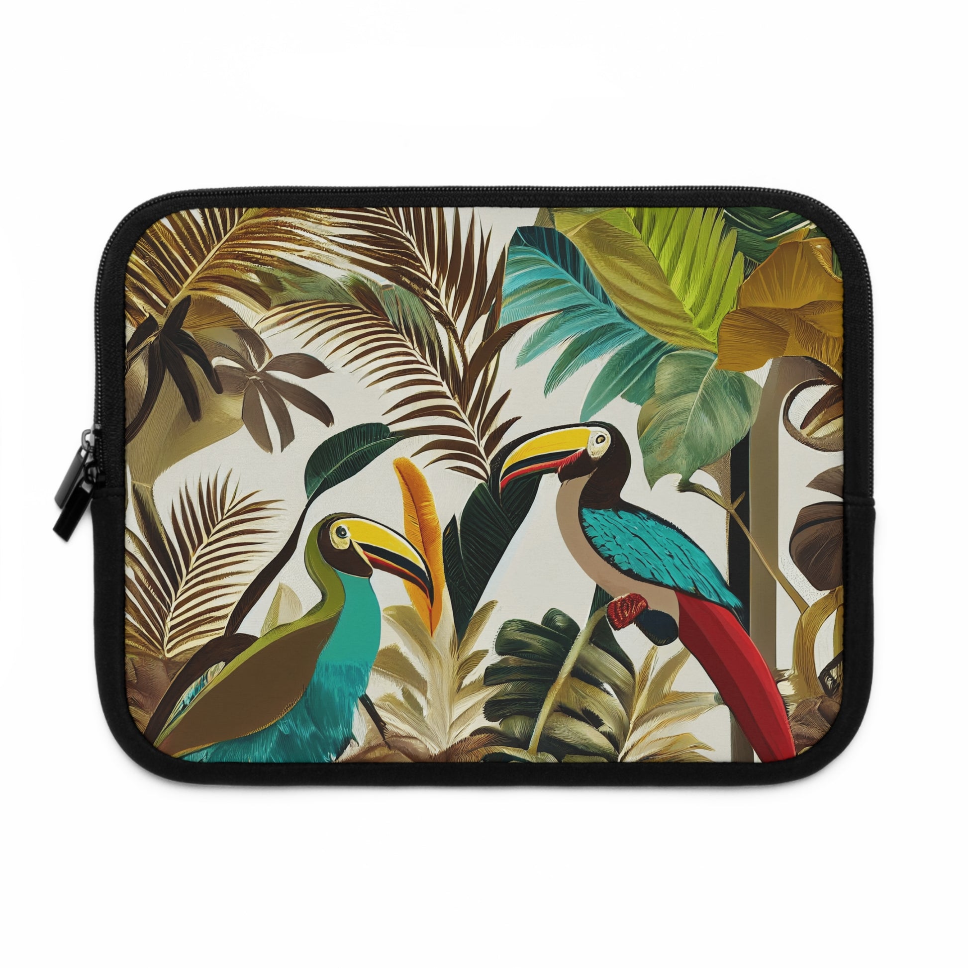 Miniaday Designs Laptop Sleeve Tropical Toucan Multicolor - Miniaday Designs, LLC.