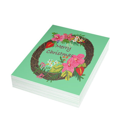 Miniaday Designs Tropical Christmas Postcard Bundles (envelopes included)