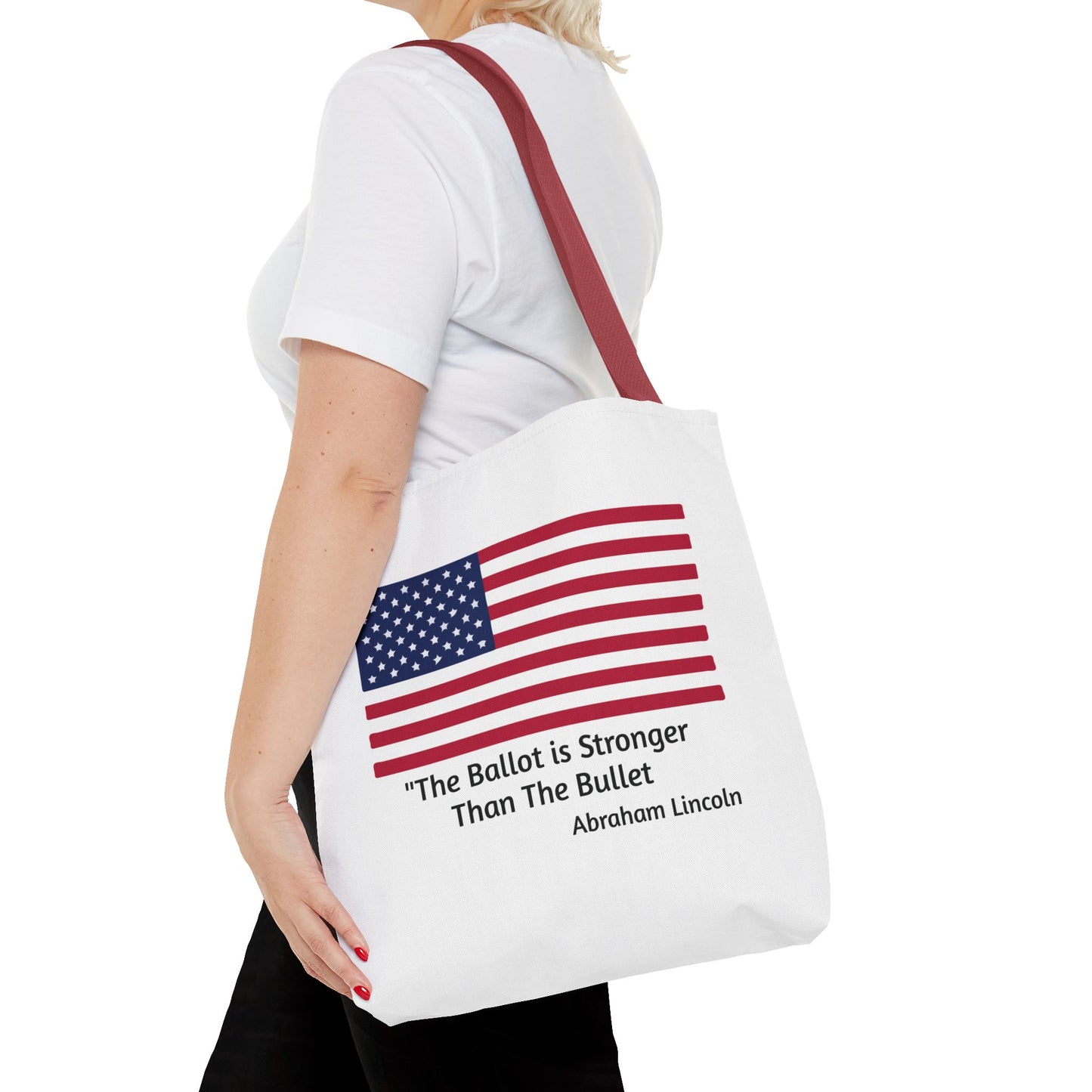 The Ballot is Stronger Than The Bullet Tote Bag (AOP)