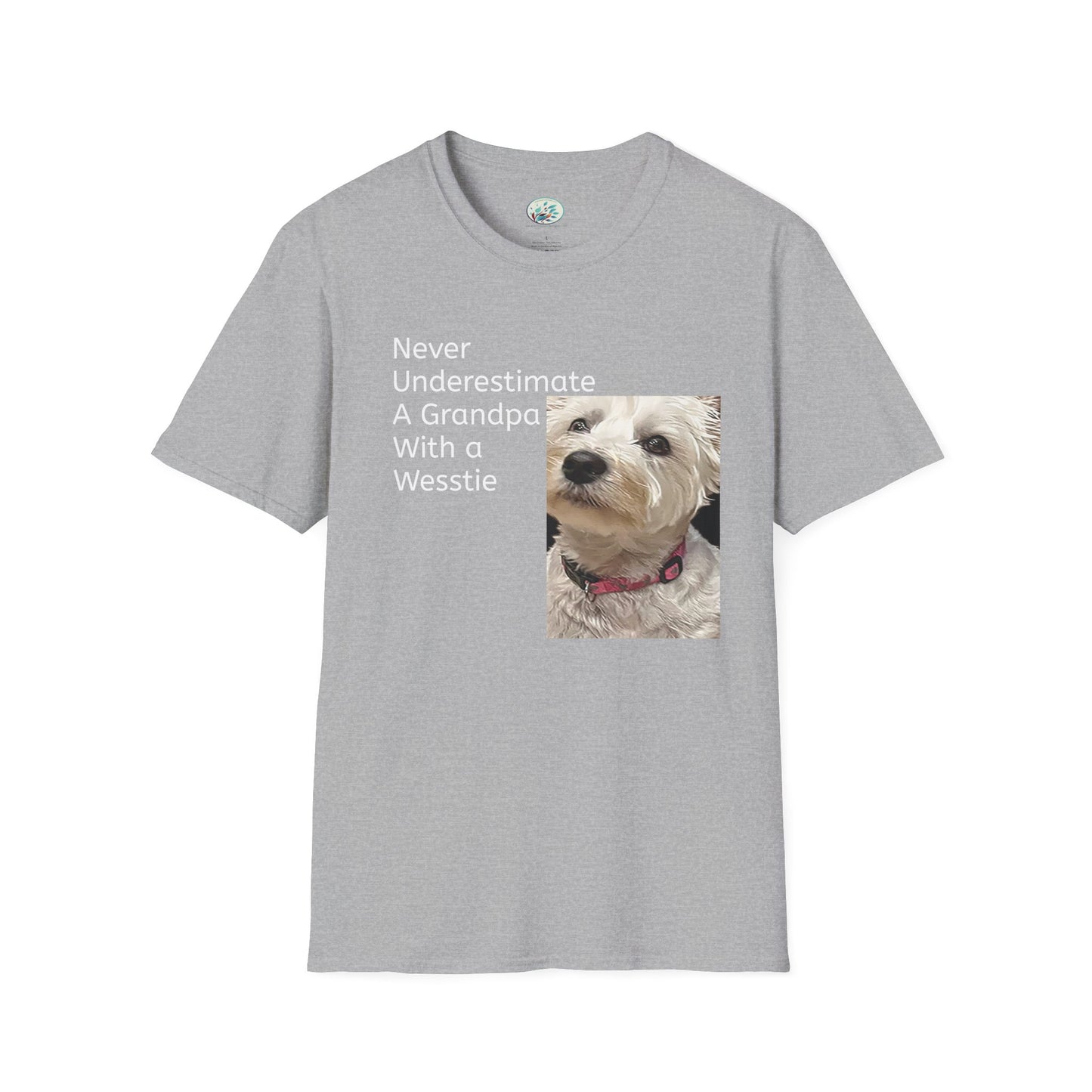 Never Understimate a Westie Unisex Softstyle T-Shirt