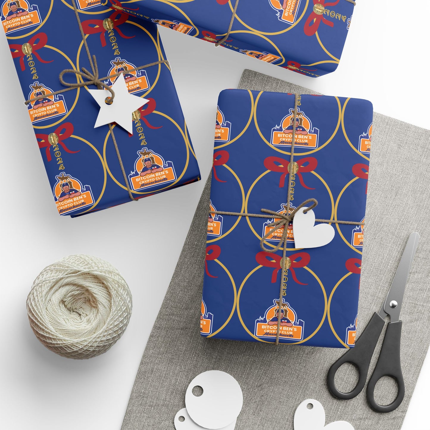 BBCC Massachusetts Christmas Wrapping Papers