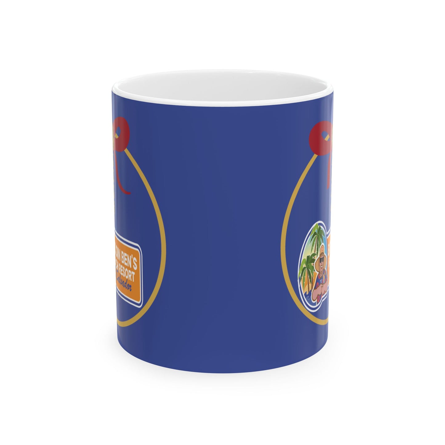 BBCC El Salvador Christmas Ceramic Mug, (11oz, 15oz) - Miniaday Designs, LLC.