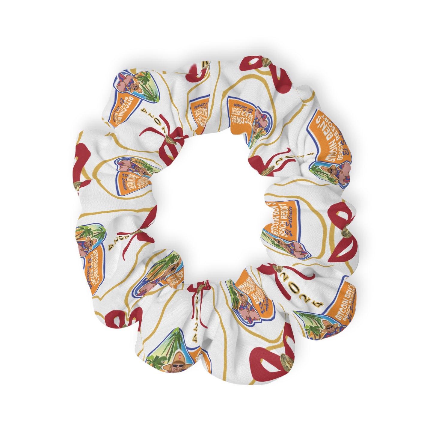 BBCC El Salvador Christmas Scrunchie - Miniaday Designs, LLC.