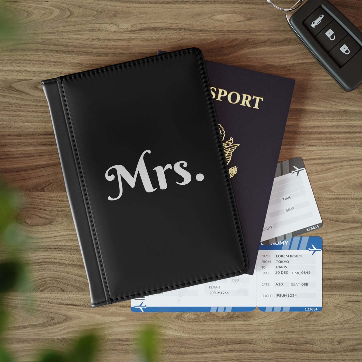 Mrs. Passport Cover - Miniaday Designs, LLC.