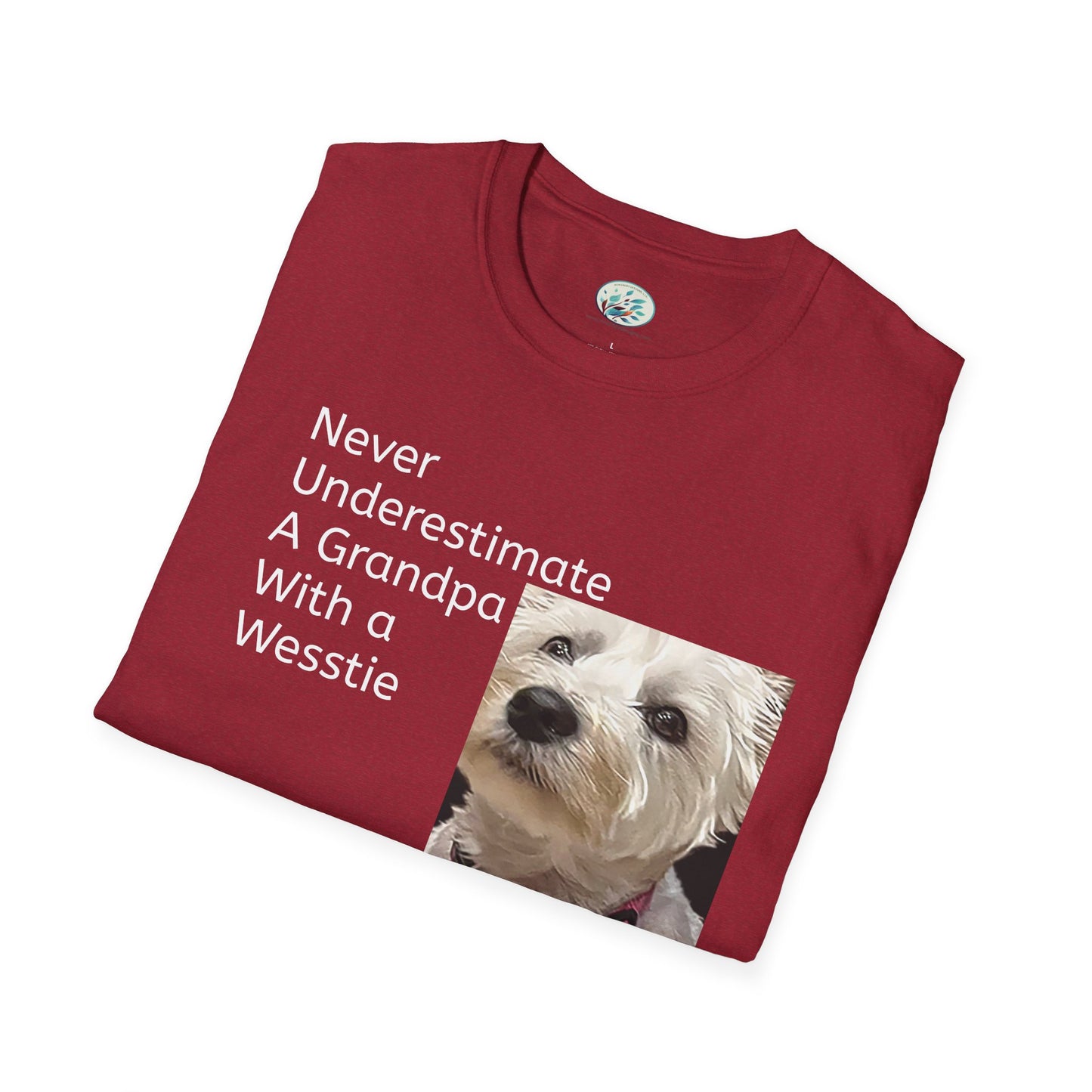 Never Understimate a Westie Unisex Softstyle T-Shirt