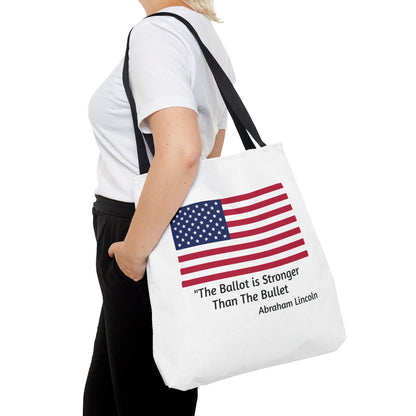 The Ballot is Stronger Than The Bullet Tote Bag (AOP)