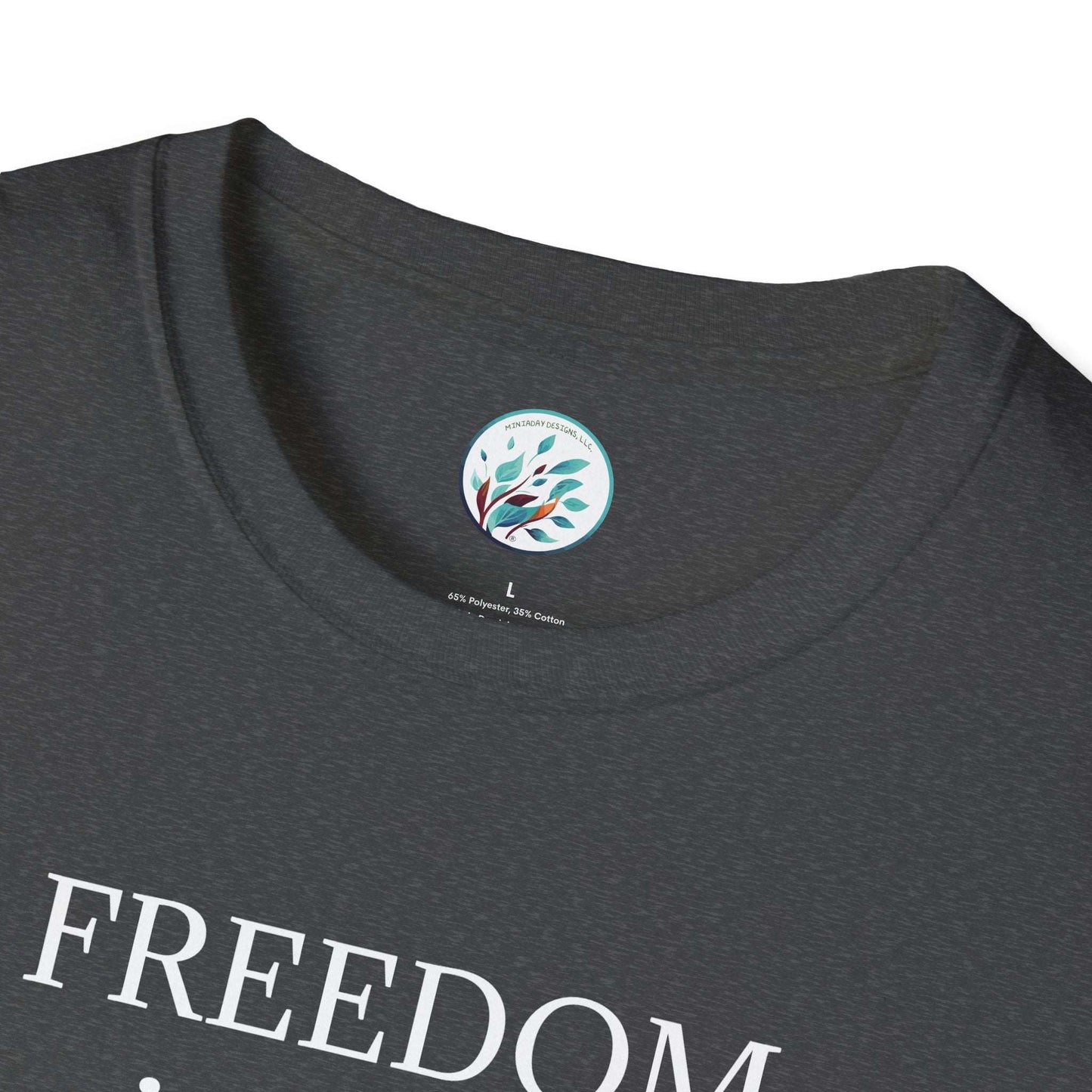 Bitcoin Ben Freedom Unisex Softstyle T-Shirt