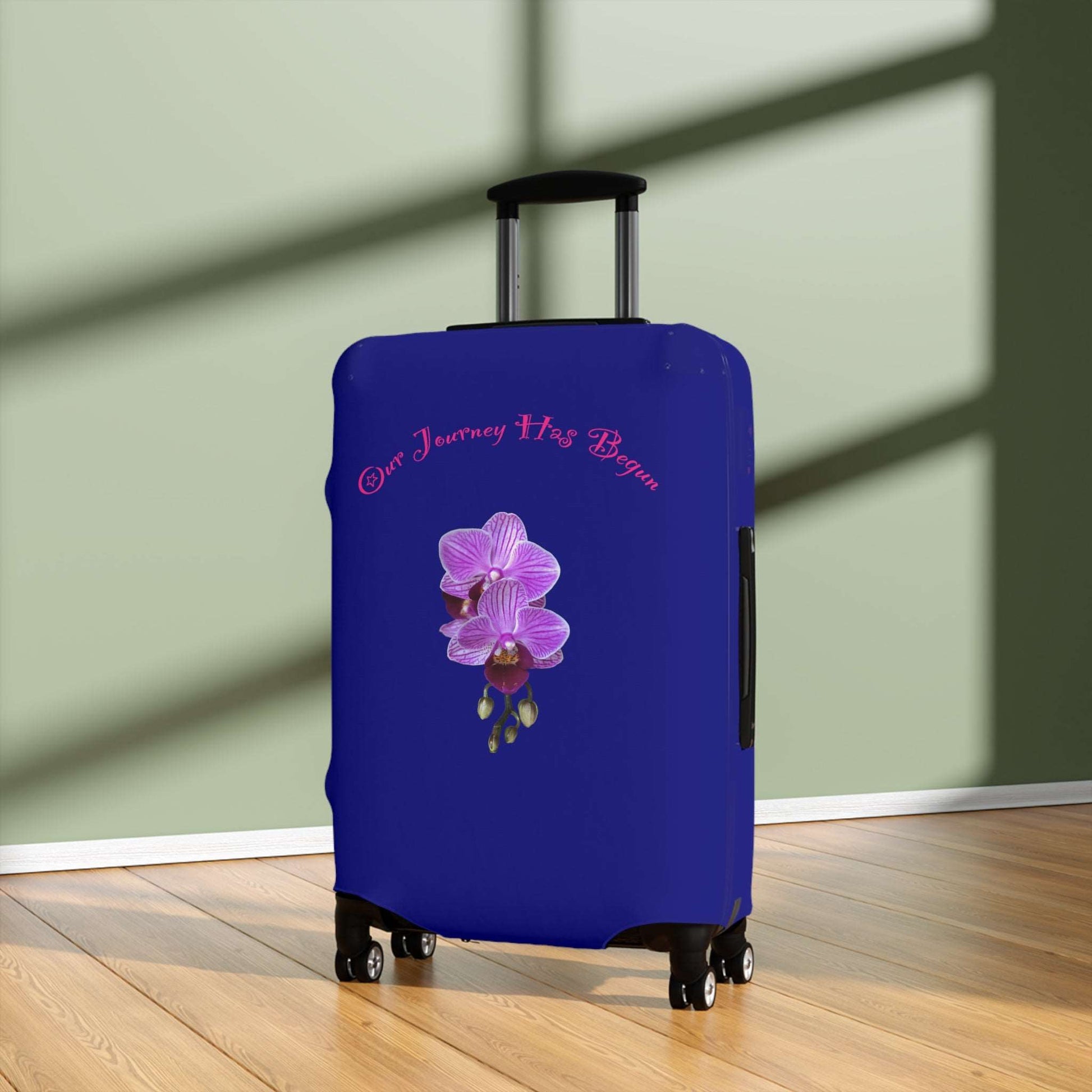 Lavender Voyage Collection by Miniaday Designs, LLC. Luggage Cover