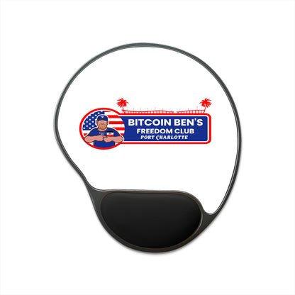 Bitcoin Ben Freedom Club Port Charlotte Mouse Pad With Wrist Rest