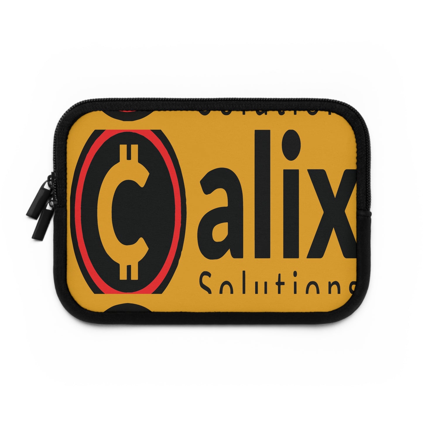 Miniaday Designs Calix Solutions Gold Laptop Sleeve