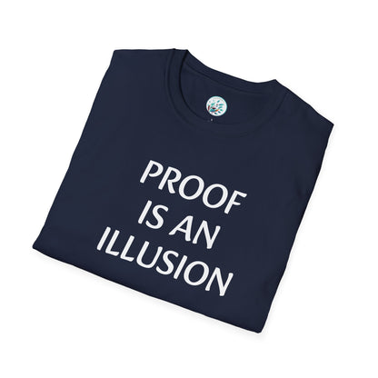 Bitcoin Ben Proof is an Illusion Unisex Softstyle T-Shirt