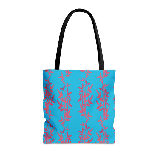 Miniaday Designs Teal Bamboo Tote Bag