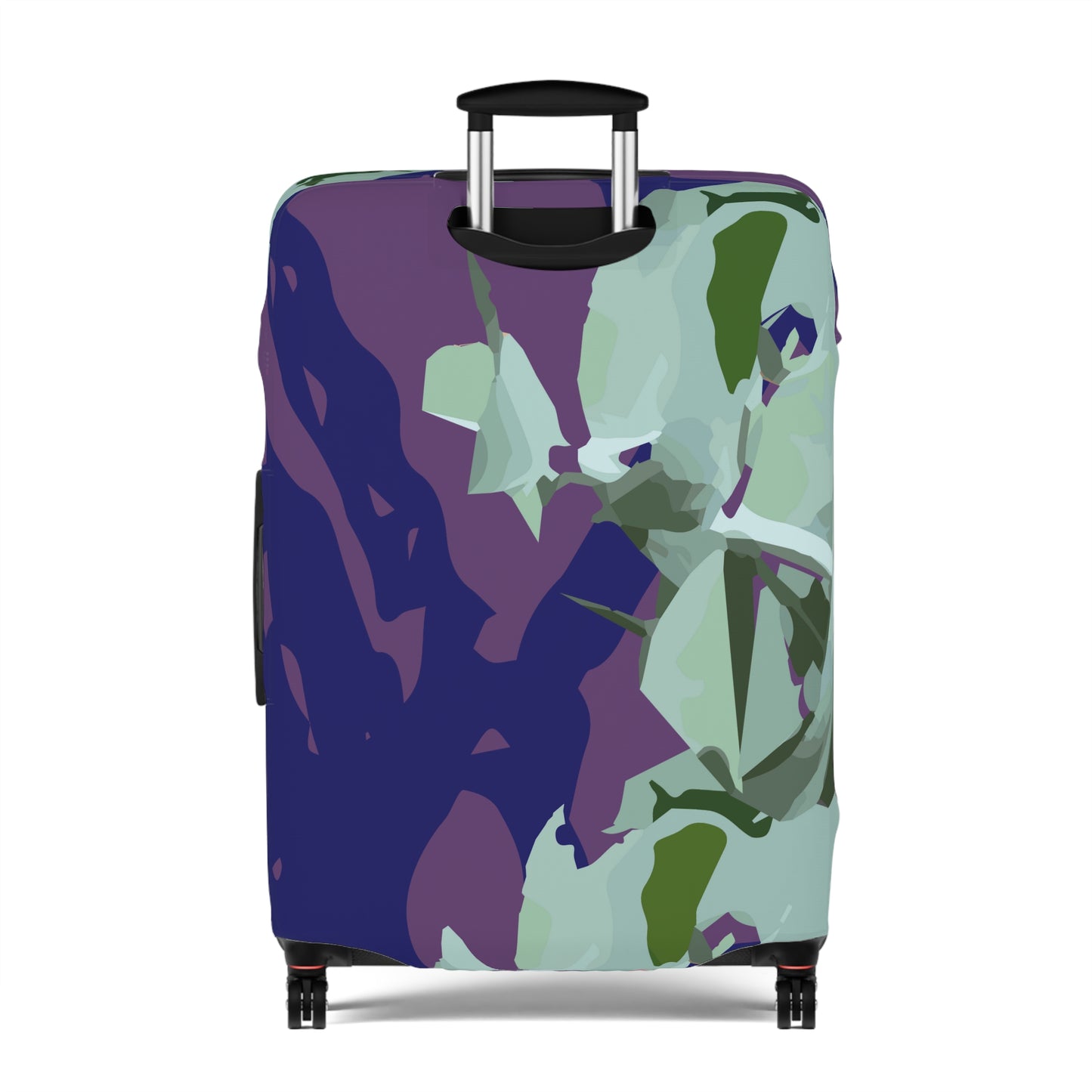 Floral Abstraction Harmony Collection by Miniaday Designs, LLC. Luggage Cover - Miniaday Designs, LLC.