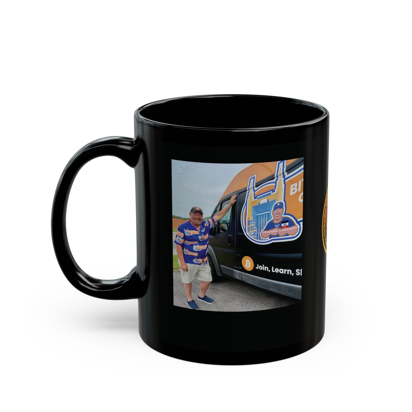 Bitcoin Ben's Nashville Van Black Mug (11oz)