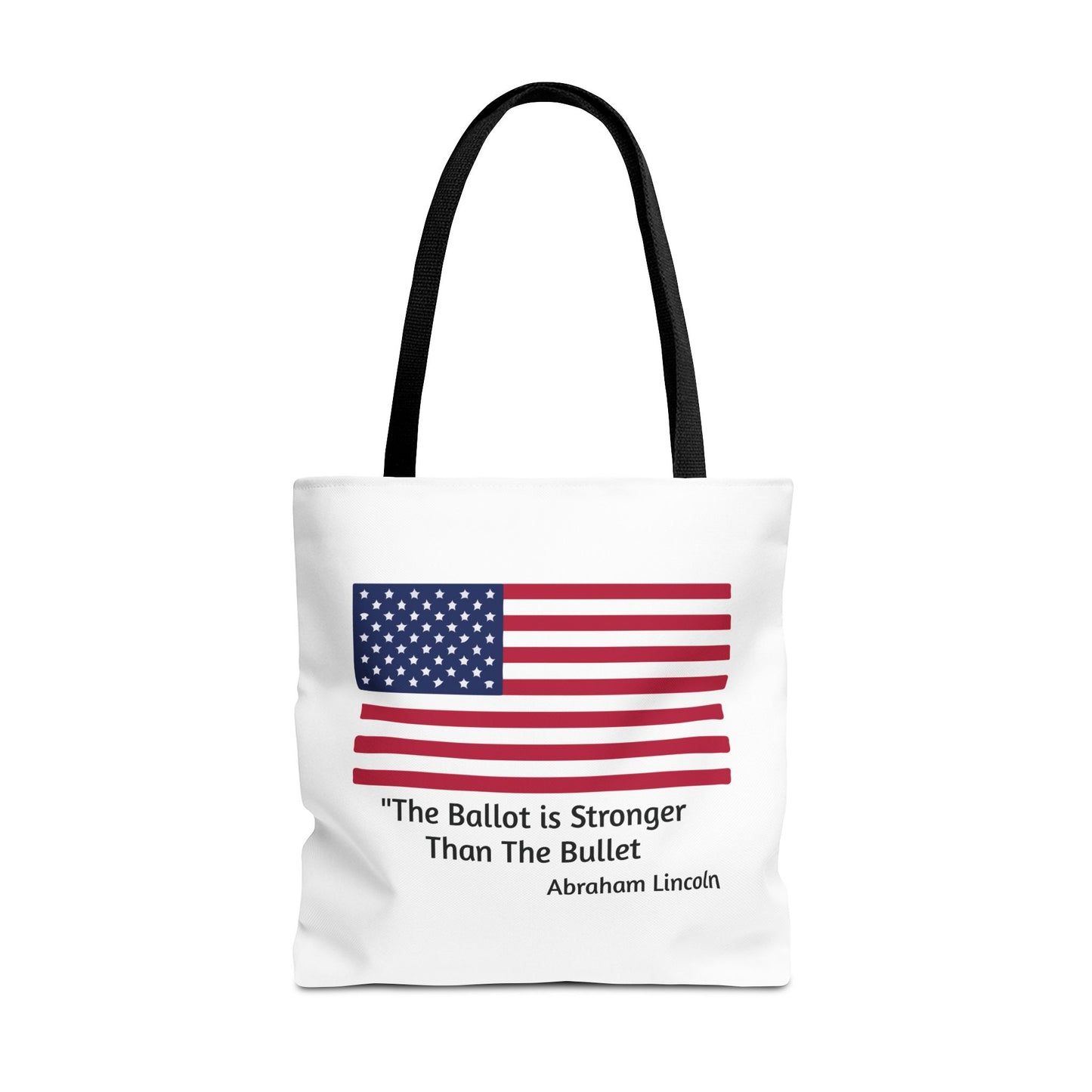 The Ballot is Stronger Than The Bullet Tote Bag (AOP)