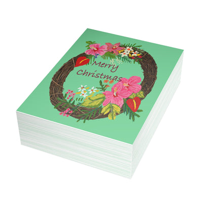 Miniaday Designs Tropical Christmas Postcard Bundles (envelopes included)