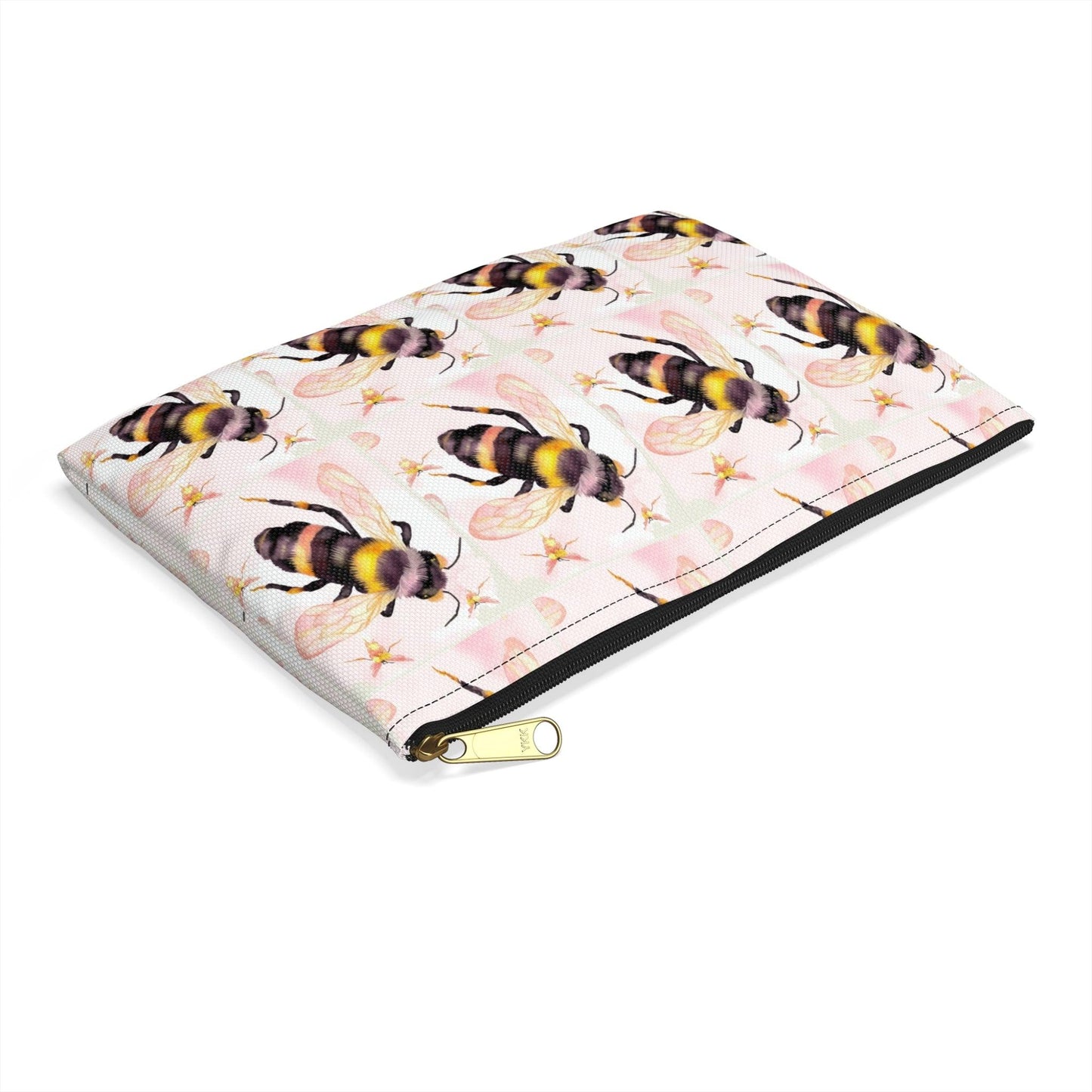 Miniaday Designs, LLC. Accessory Pouch 2 Sizes Bee-utiful Garden Banquet Collection - Miniaday Designs, LLC.