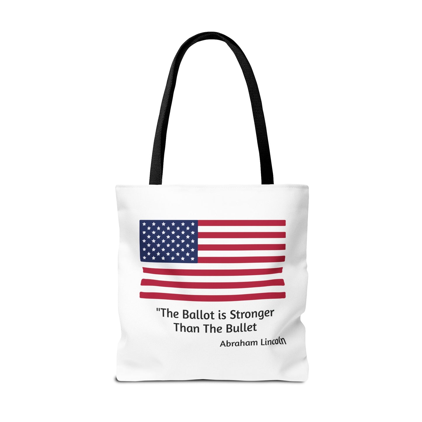 The Ballot is Stronger Than The Bullet Tote Bag (AOP)