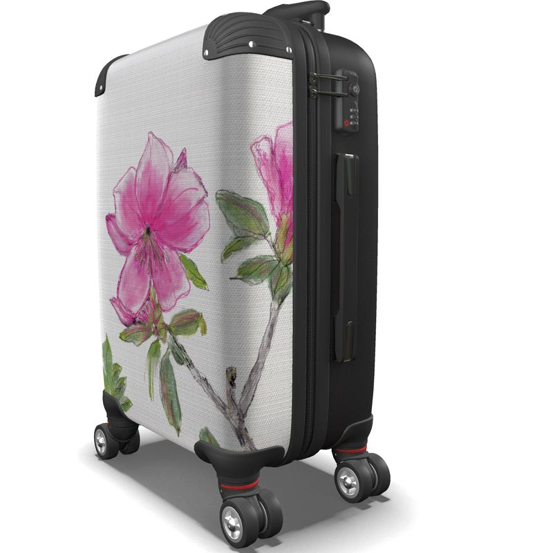 Sweet Azalea Suitcase - Miniaday Designs, LLC.