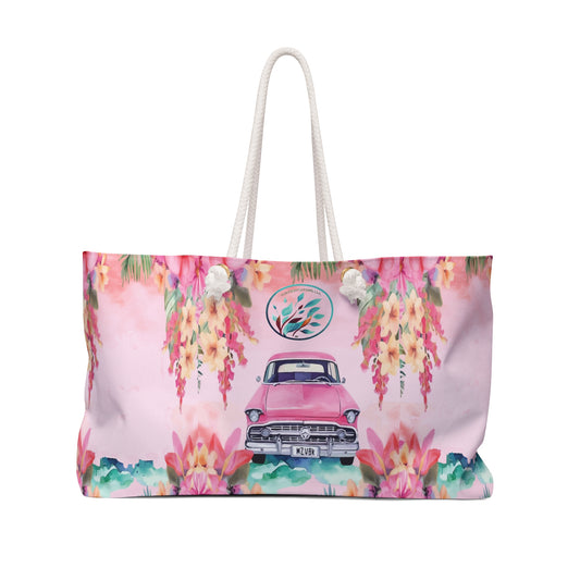 Pink Paradise Roadtrip Collection by Miniaday Designs, LLC. Weekender Bag - Miniaday Designs, LLC.