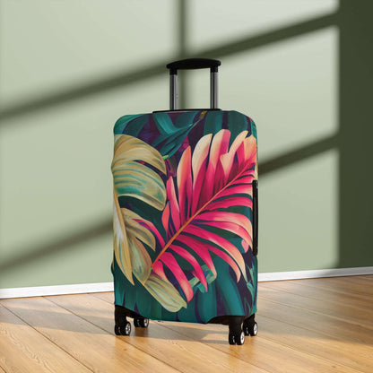 Enchanting Foliage: A Fusion of Realism and Exoticism in Brushwork by Miniaday Designs, LLC. Luggage Cover