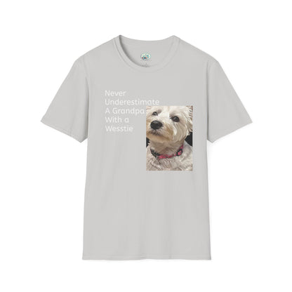 Never Understimate a Westie Unisex Softstyle T-Shirt