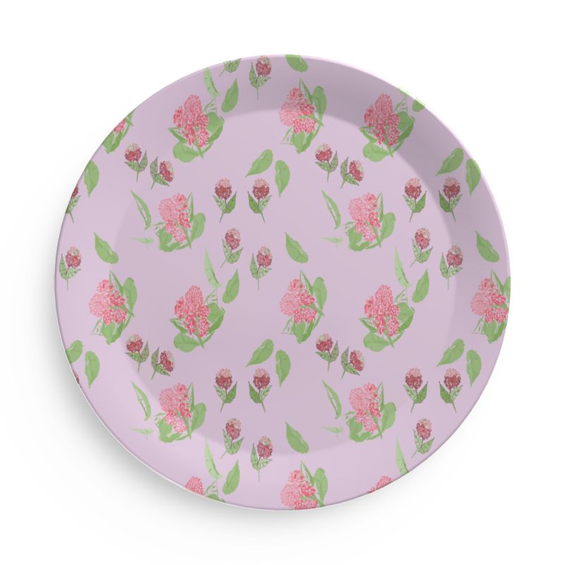 Pink Hydrangea Smaller Print Plates - Miniaday Designs, LLC.