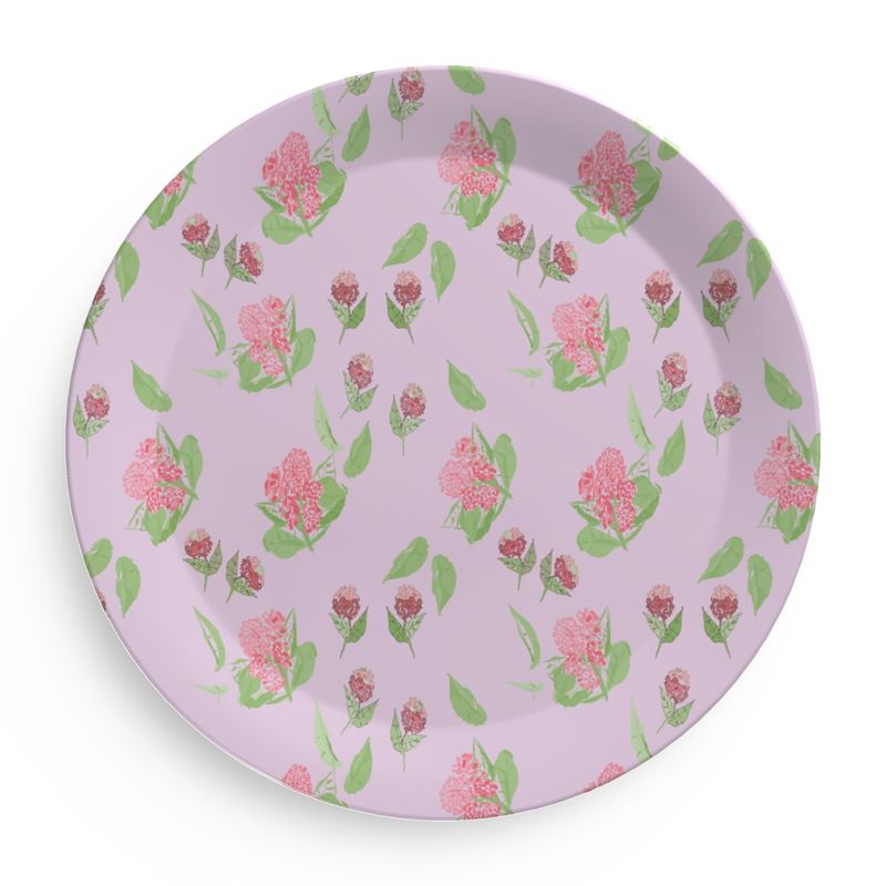 Pink Hydrangea Smaller Print Plates - Miniaday Designs, LLC.