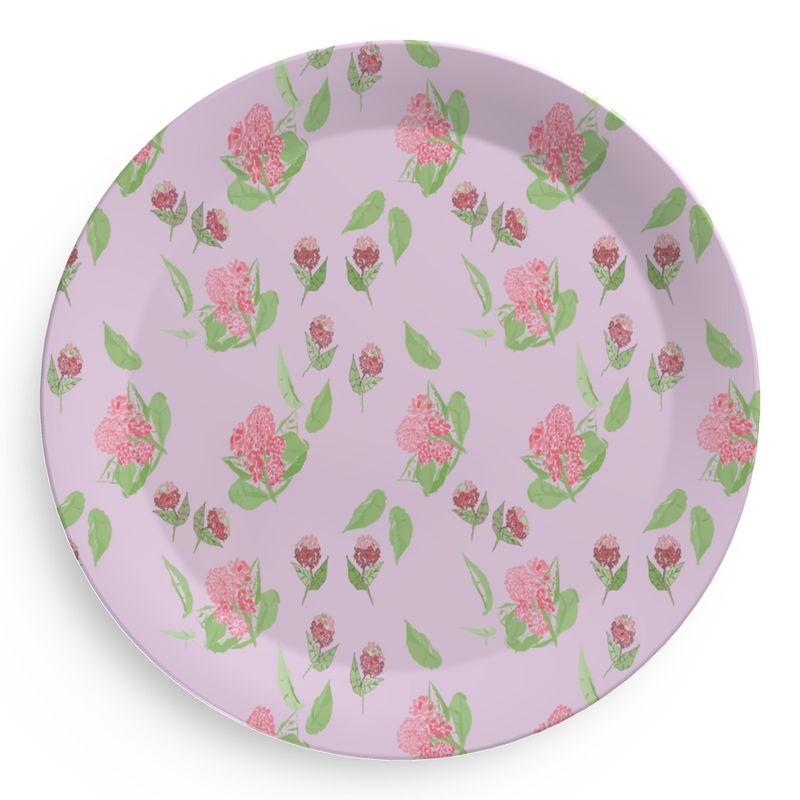 Pink Hydrangea Smaller Print Plates - Miniaday Designs, LLC.