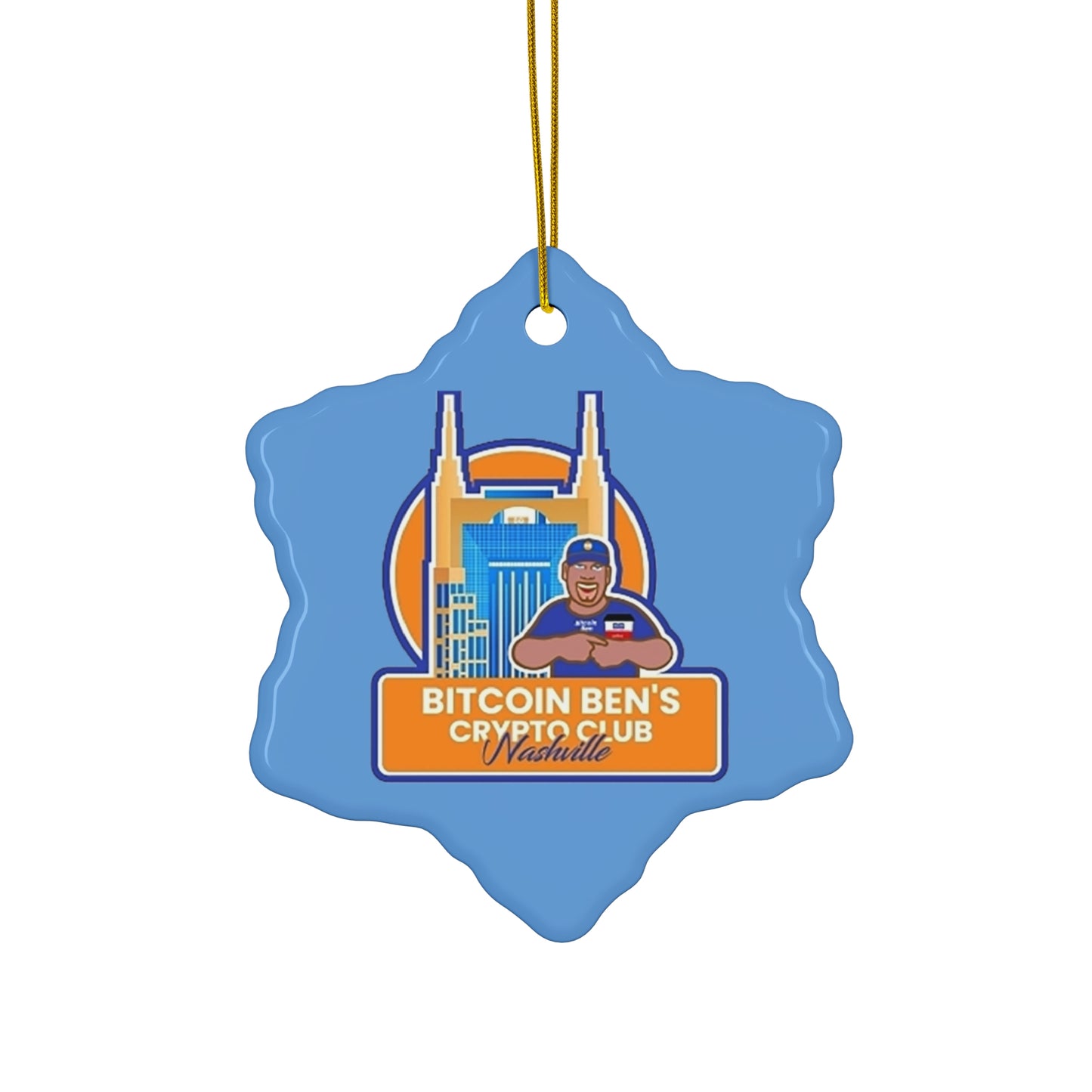 BBCC Nashville Ceramic Ornament (1 Ornament)