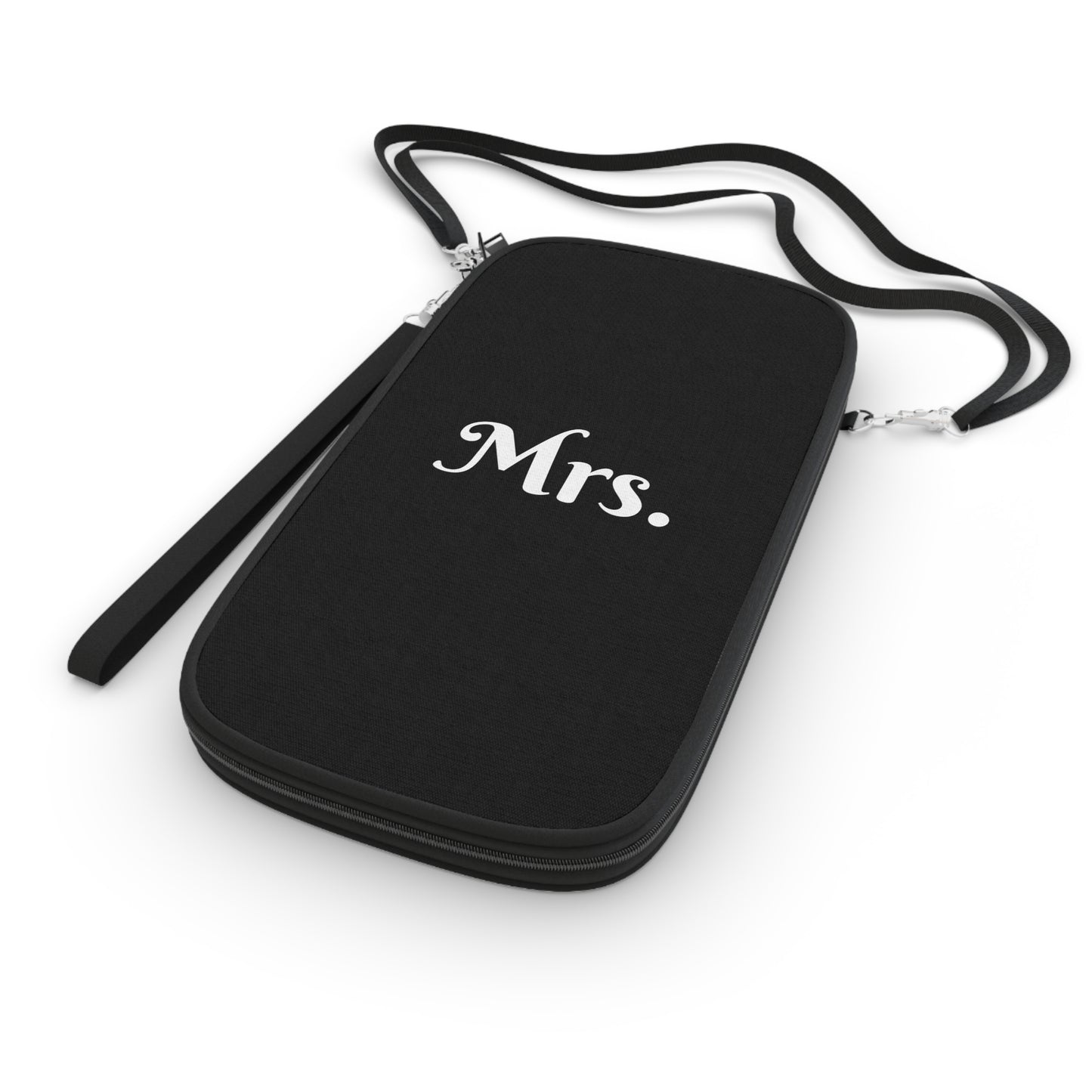 Mrs. Passport Wallet with Strap - Miniaday Designs, LLC.