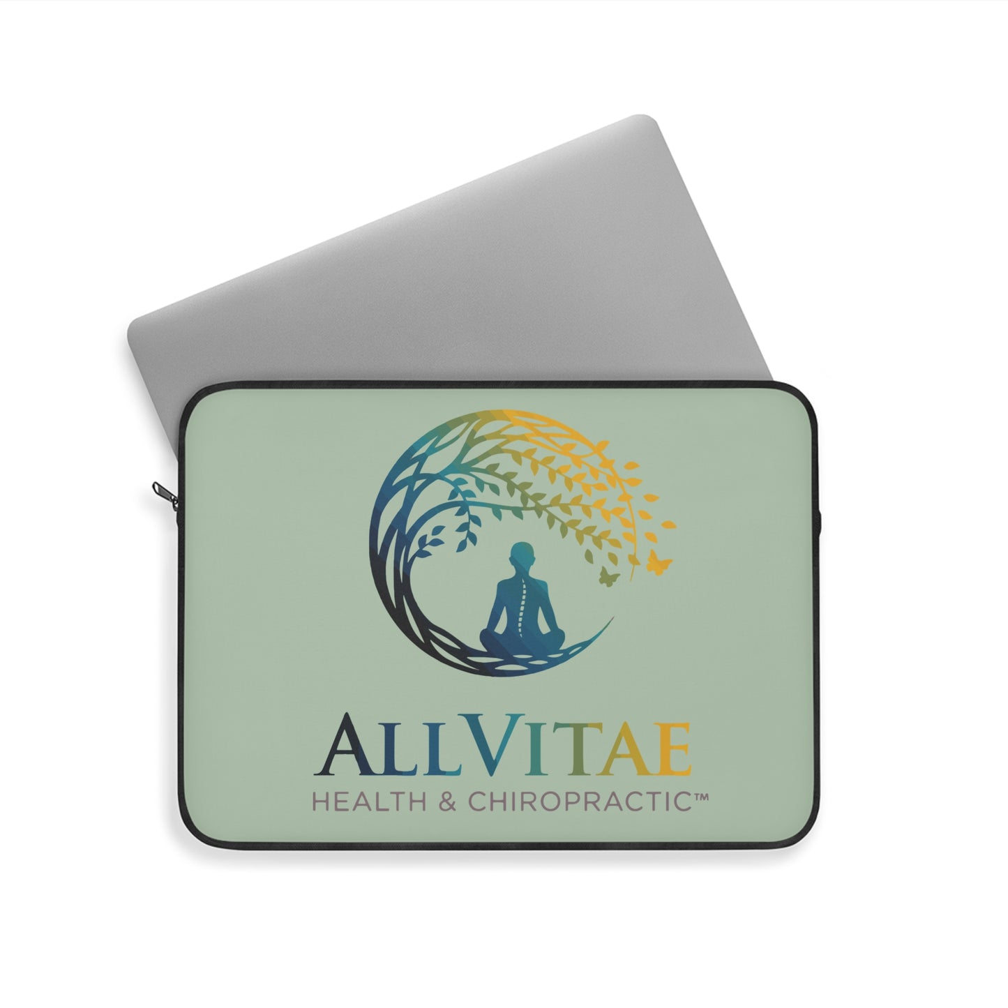 Allvitae Soft Green Laptop Sleeve