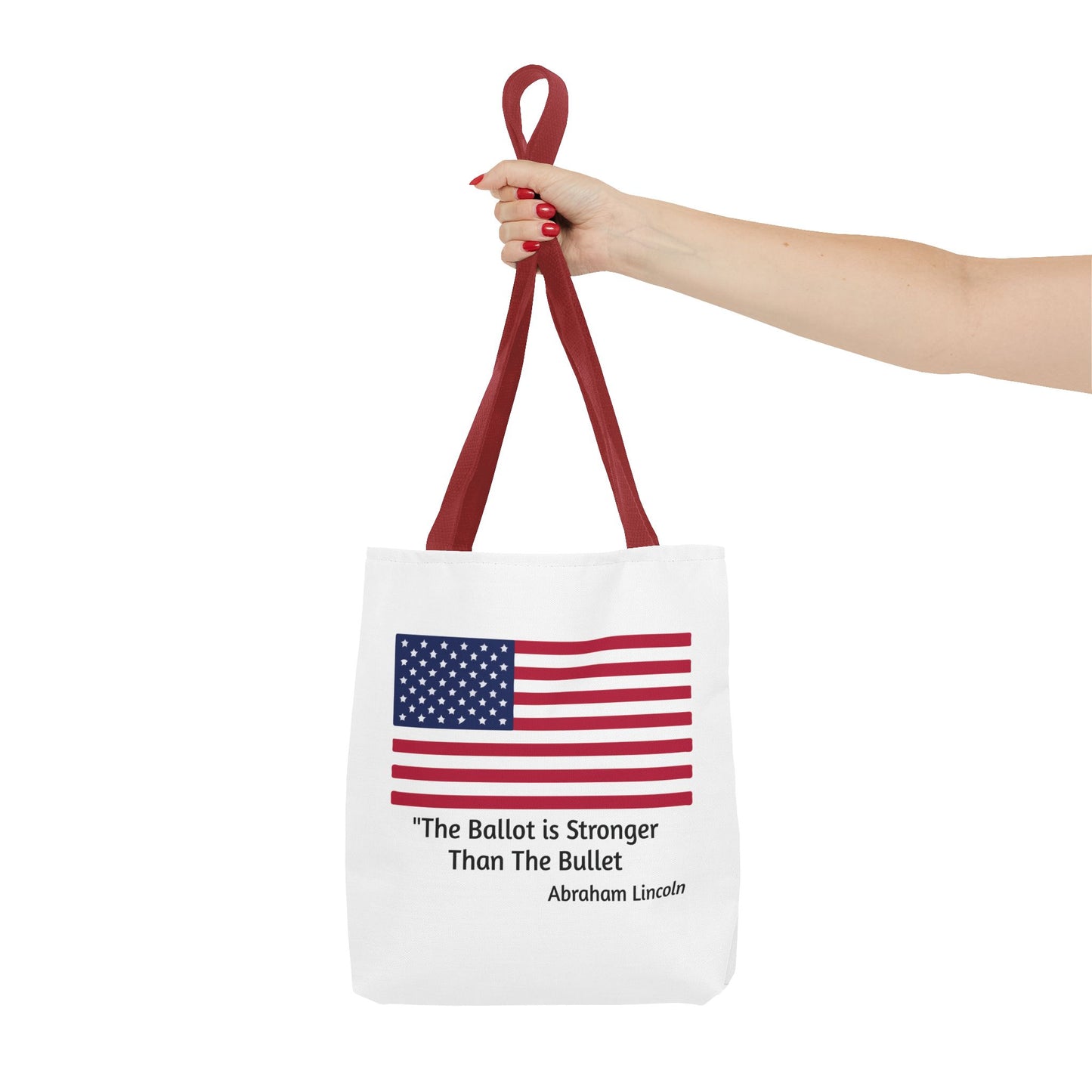 The Ballot is Stronger Than The Bullet Tote Bag (AOP)