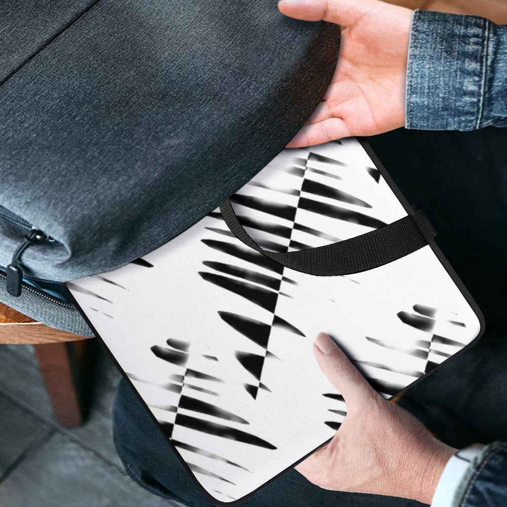 Ryan's Geometric Black and White Laptop Bag (Multiple Sizes) Laptop bag