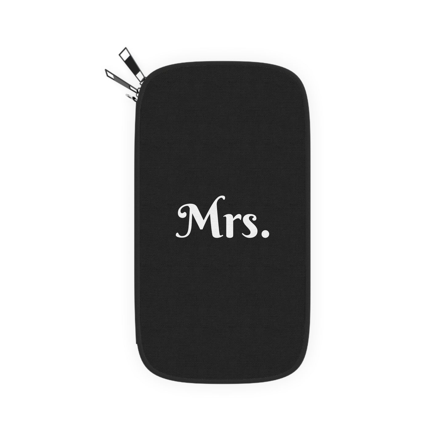 Mrs. Passport Wallet with Strap - Miniaday Designs, LLC.