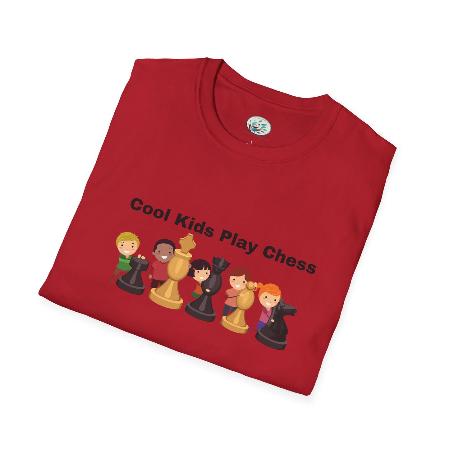 Cool Kids Play Chess Unisex Softstyle T-Shirt Men's Size