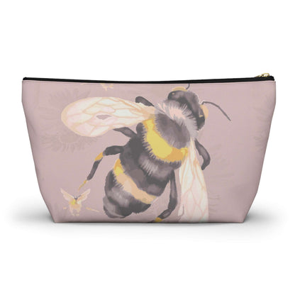 Bee-utiful Garden Banquet Collection by Miniaday Designs, LLC. Accessory Pouch w T-bottom