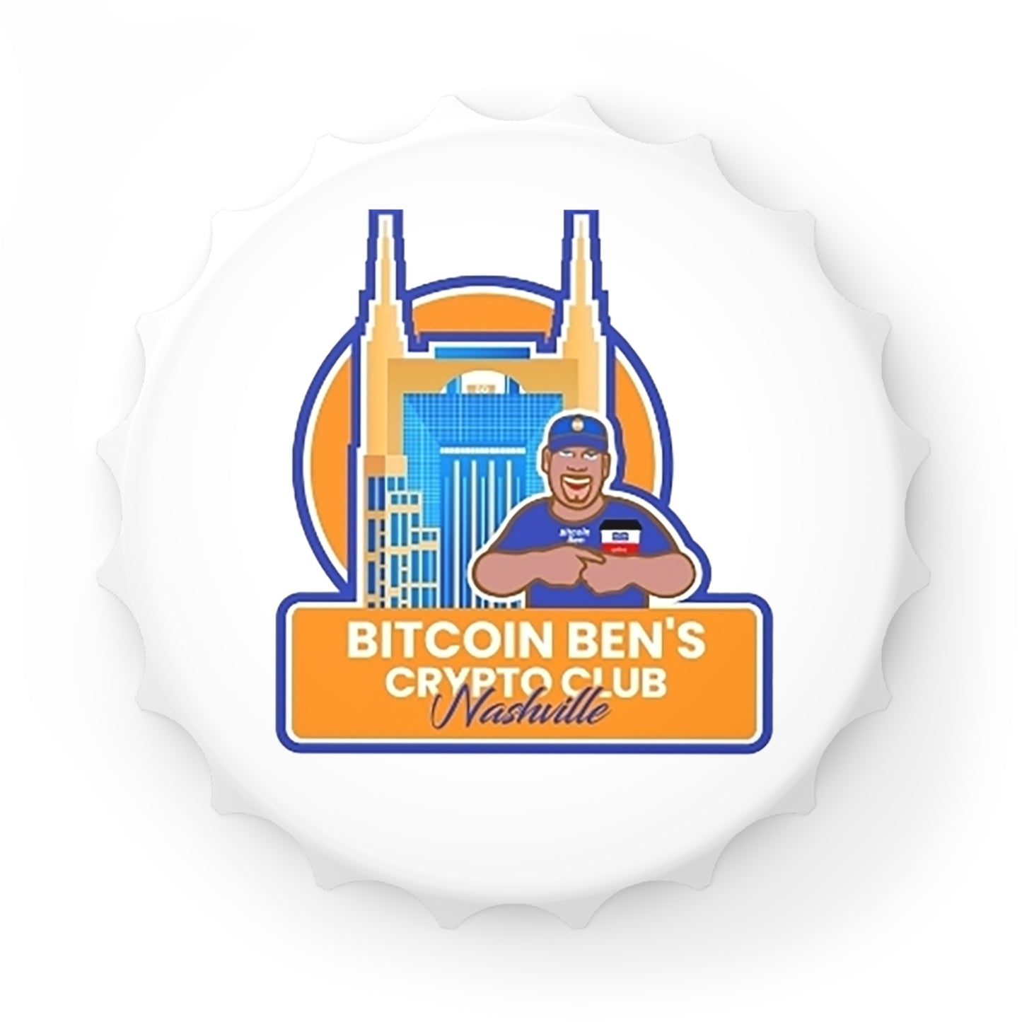 Bitcoin Ben Nashville Bottle Opener