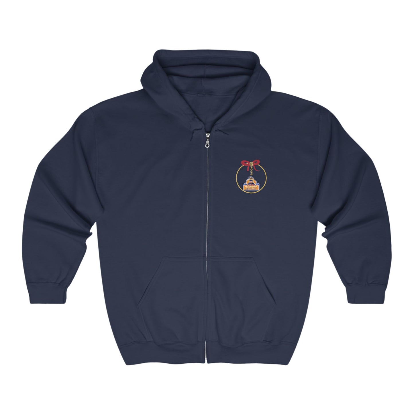 BBCC Massachusetts Christmas Unisex Heavy Blend™ Full Zip Hooded Sweatshirt - Miniaday Designs, LLC.