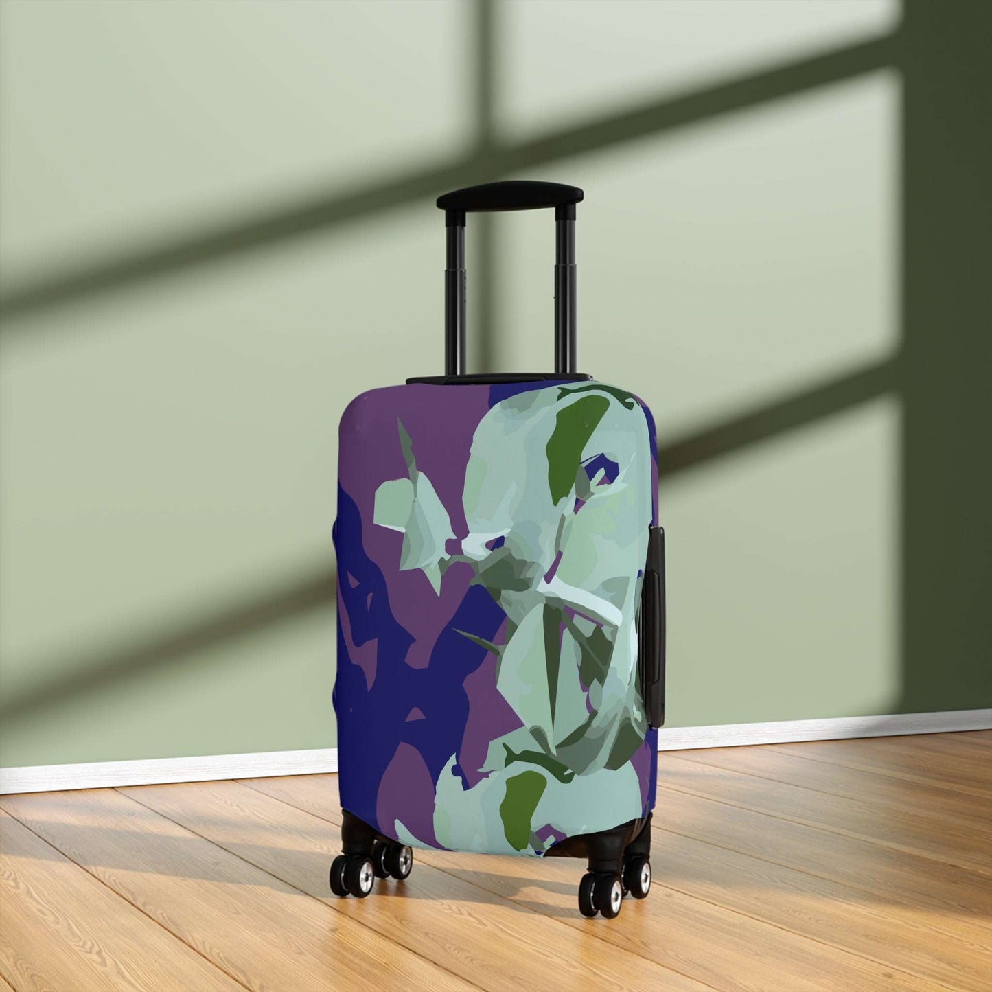 Floral Abstraction Harmony Collection by Miniaday Designs, LLC.  Luggage Cover