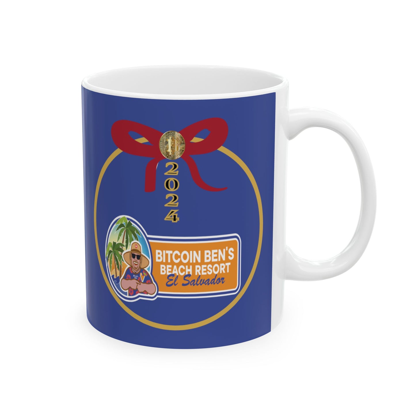 BBCC El Salvador Christmas Ceramic Mug, (11oz, 15oz)