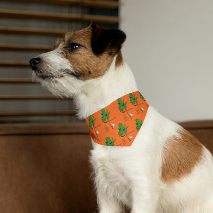 Miniaday Designs Westie - Collar tipo bandana para mascotas, color naranja