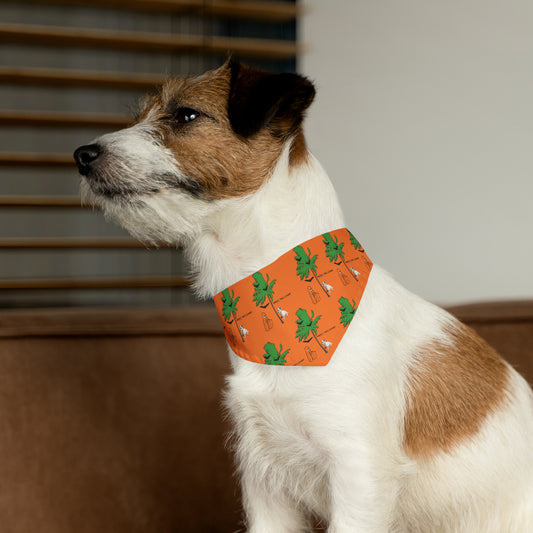 Miniaday Designs Westie - Collar tipo bandana para mascotas, color naranja