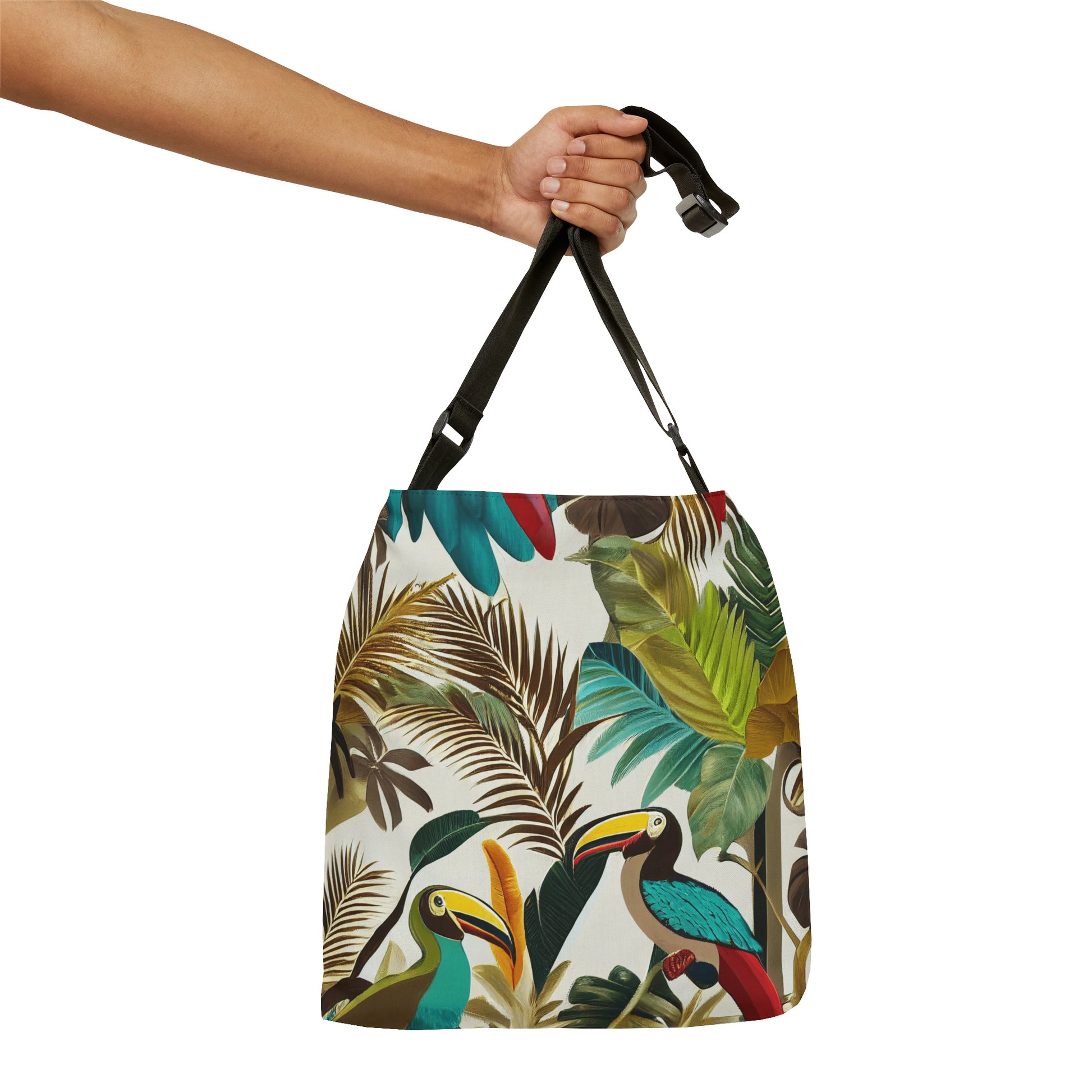 Miniaday Designs Tropical Toucan Adjustable Tote Bag - Miniaday Designs, LLC.